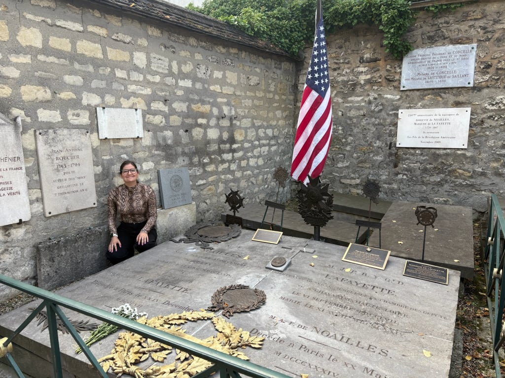 Lafayette's grave in Paris