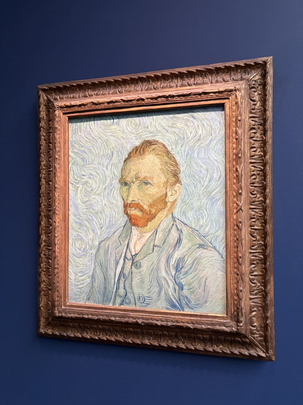 One of Van Gogh's self-portraits in the Musée d'Orsay