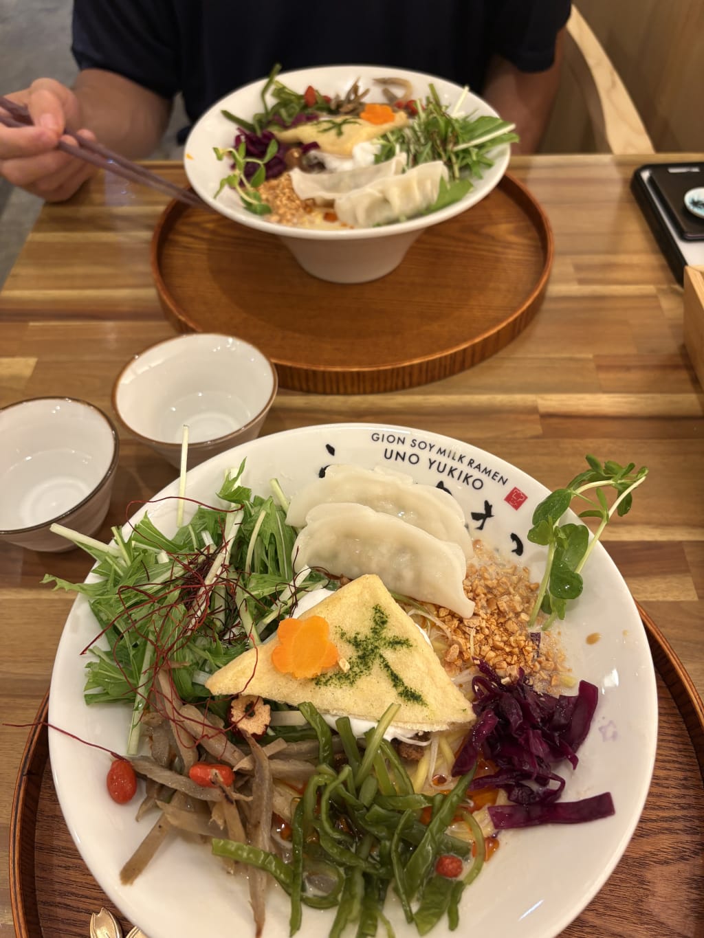 Soy milk ramen in Kyoto
