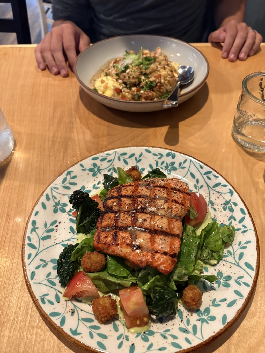 A meal at the Cookery in Seward