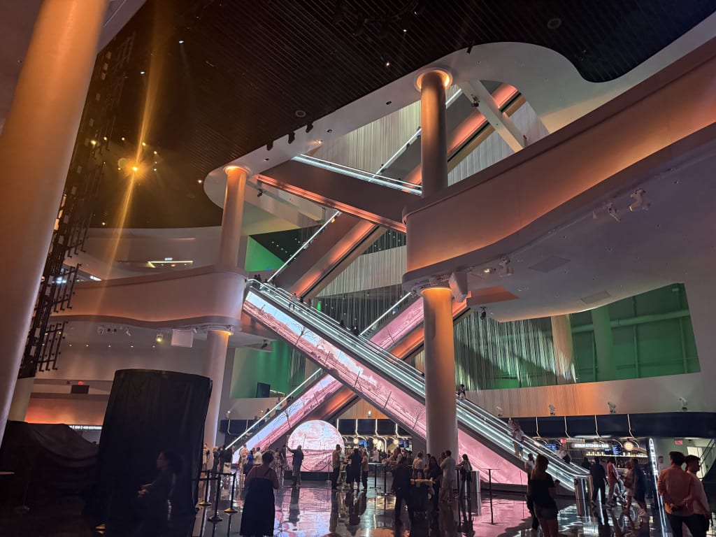 The interior of the Sphere in Las Vegas