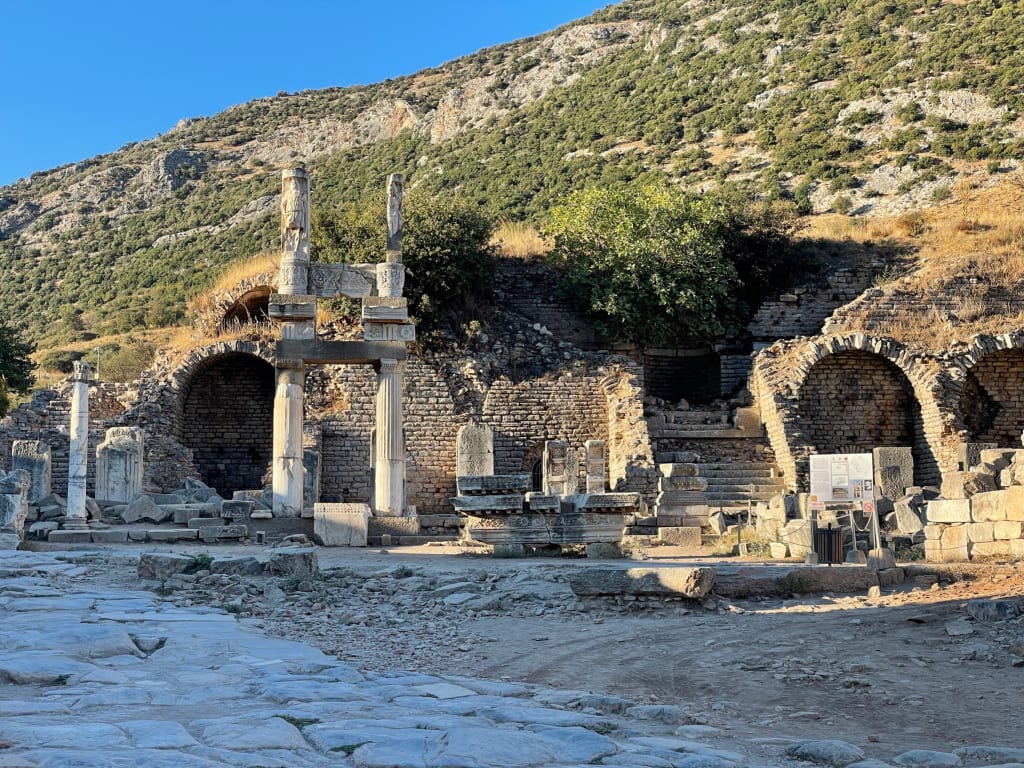 Temple ruins in Ephesus