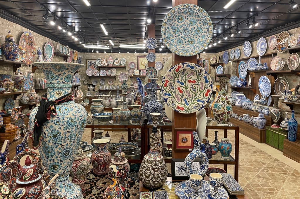 Ceramics shop in Turkey