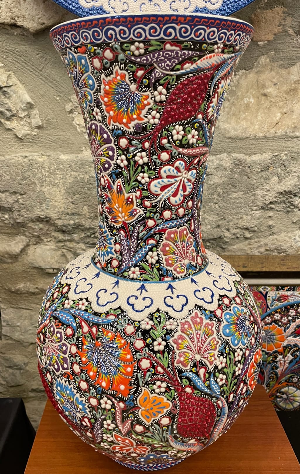 Portrait ceramic display in Turkey