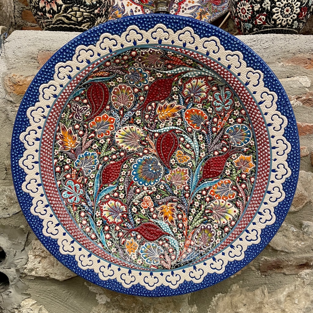 Colorful ceramics in Turkey