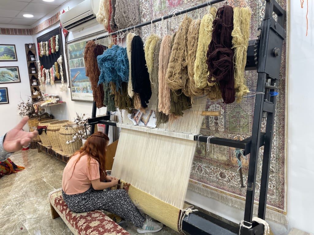 Turkish rug shop