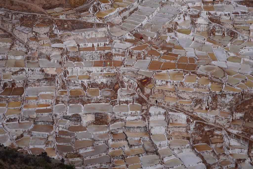 Maras Salt Mines terraces in Peru's Sacred Valley