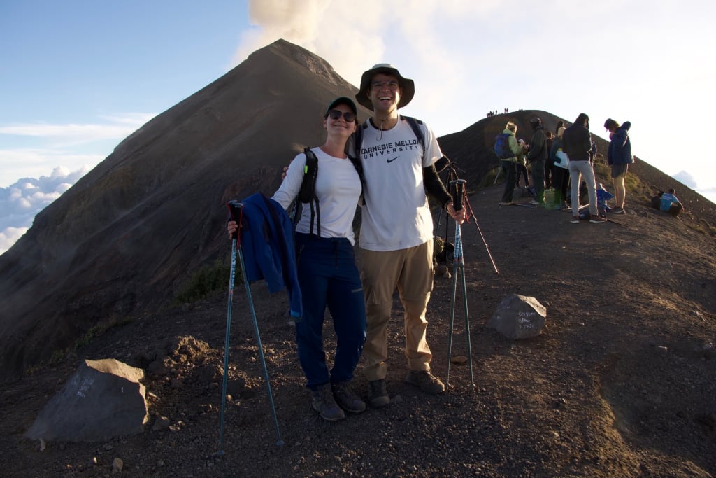Selfie during Fuego hike