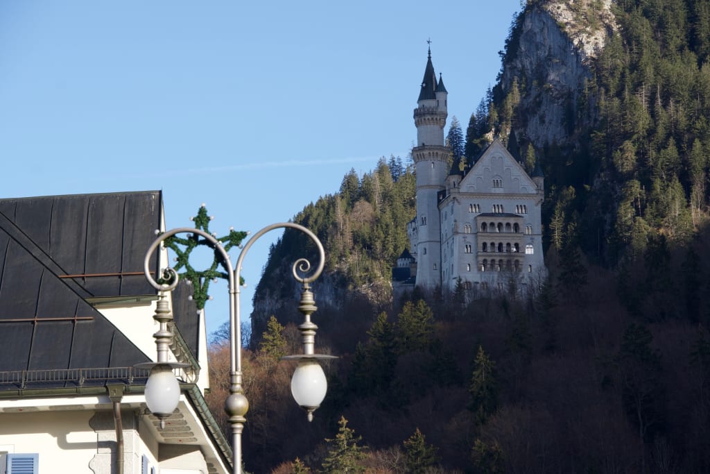 Neuschwanstein from village