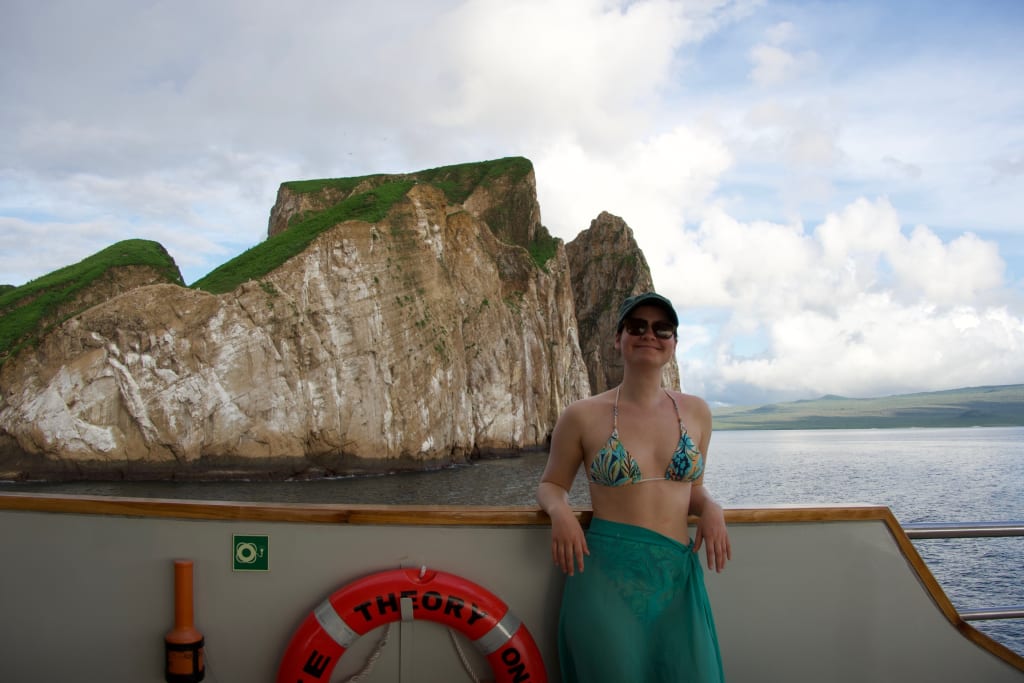 Cruising by Kicker Rock
