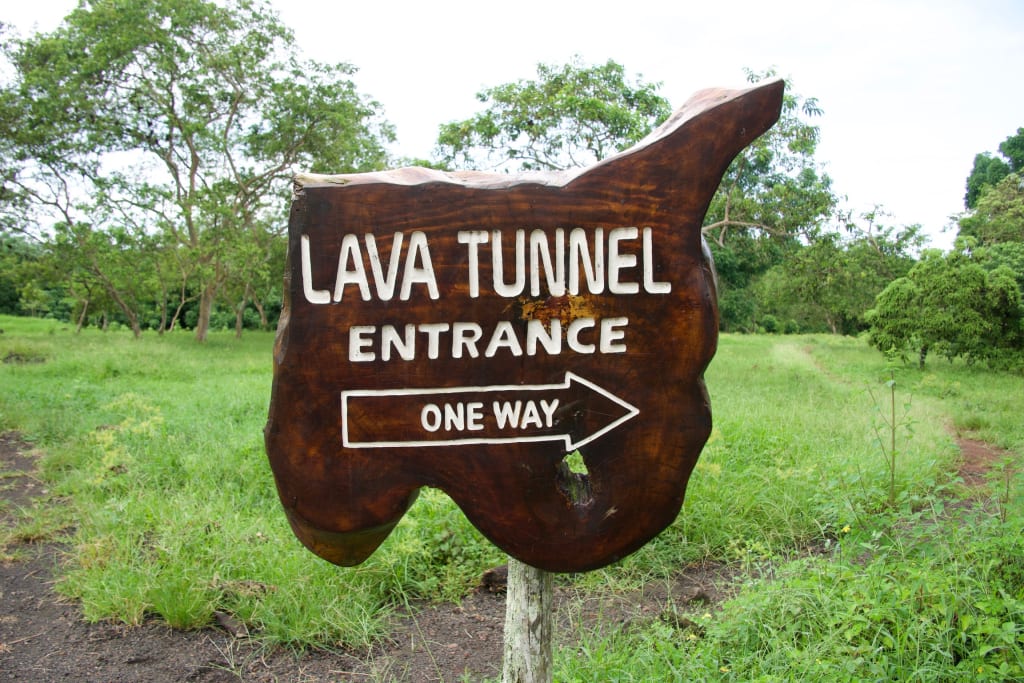 Lava tunnel at El Chato Ranch on Santa Cruz Island