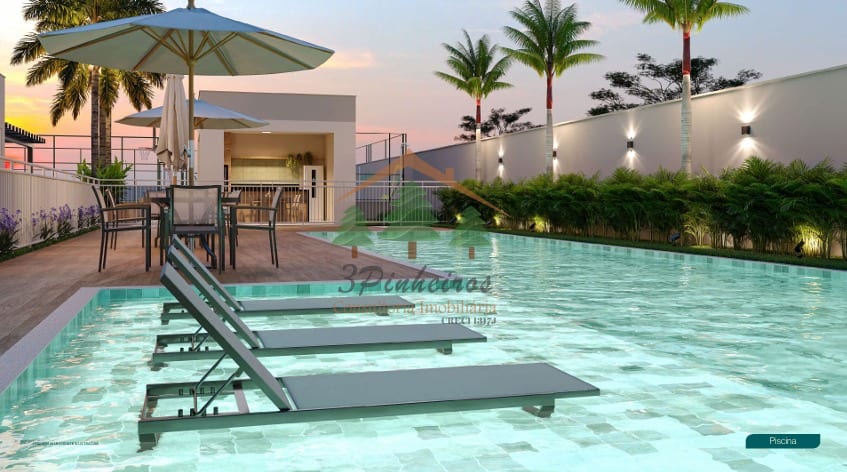 Vista Parque Condomínio Clube,Apartamento 2 Quartos no Passaré, lazer completo