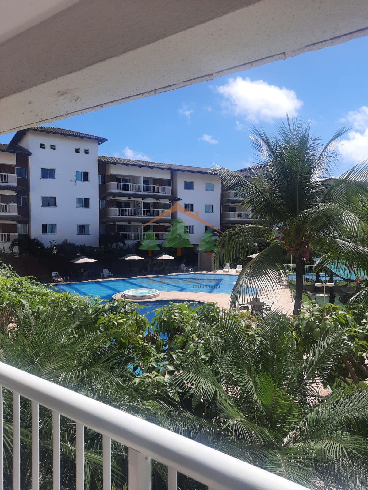 Fachada do apartamento à venda no Porto Das Dunas em Aquiraz