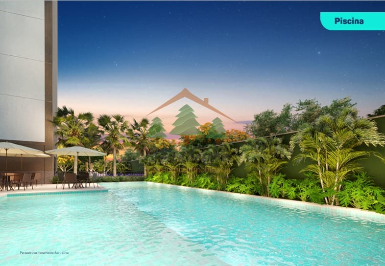 M Lar Lago Apartamento 3 Quartos no Cambeba, Fortaleza | Vista Lago Jacarey