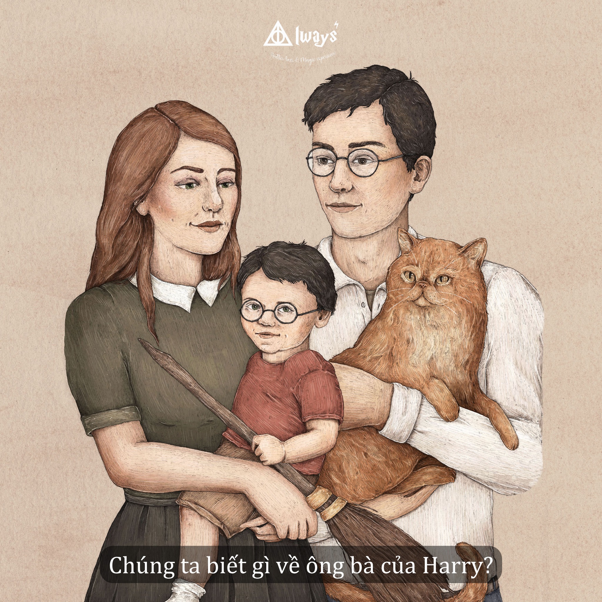 Có bồ nào từng tò mò về ông bà của Harry chưa nhỉ?