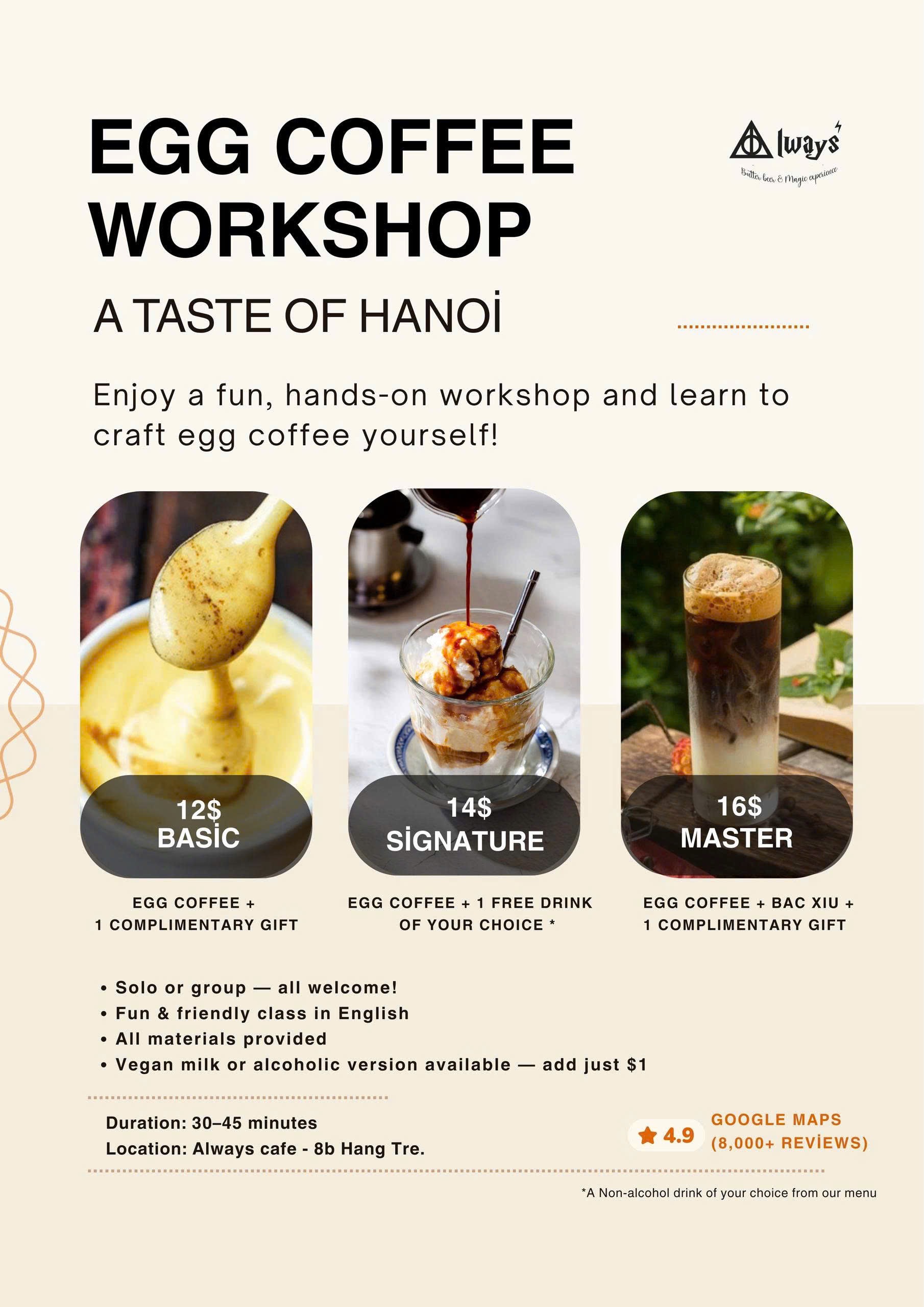EGG COFFEE WORKSHOP