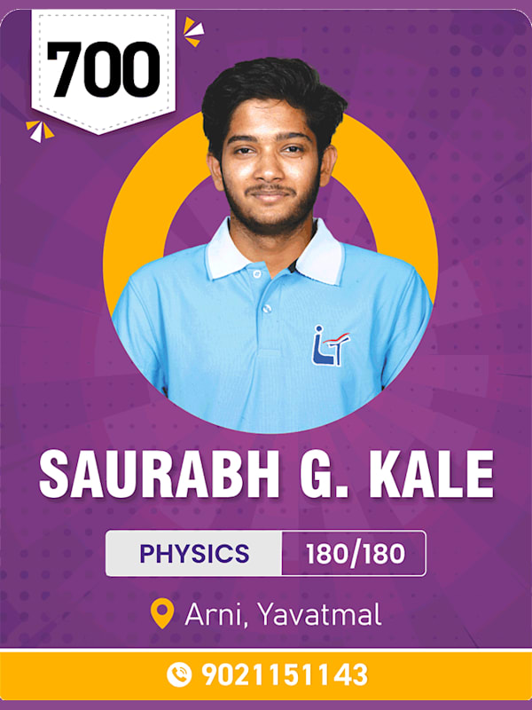 Saurabh G. Kale, Arni, Lalit Tutorials NEET 2024