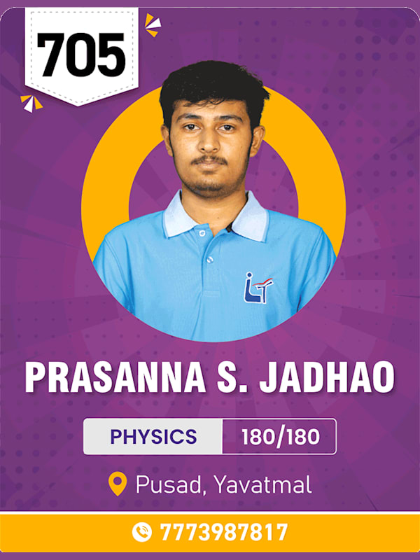 Prasanna S. Jadhao, Pusad, Lalit Tutorials NEET 2024