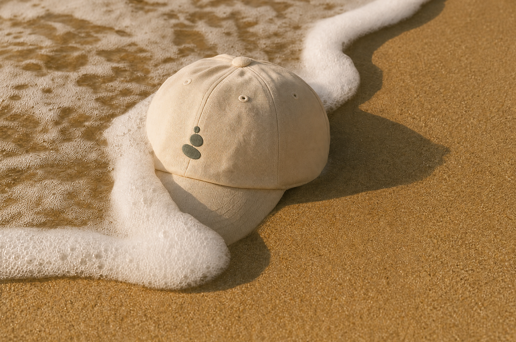 Cove cap on beach
