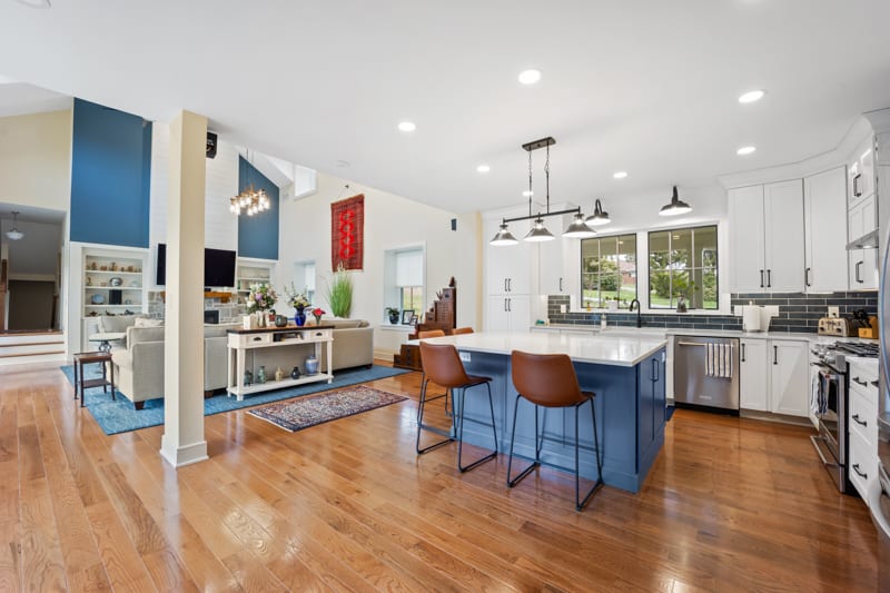 Galley kitchen remodel with maximized storage and natural light