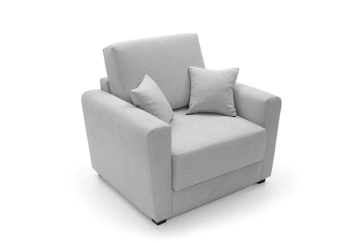 abakus direct olly single sofa bed in grey