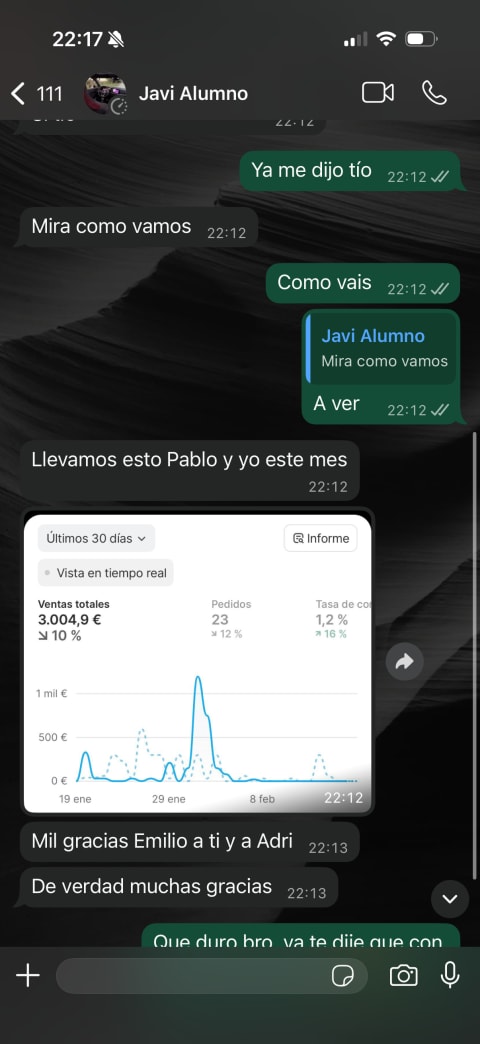Resultado alumno 3