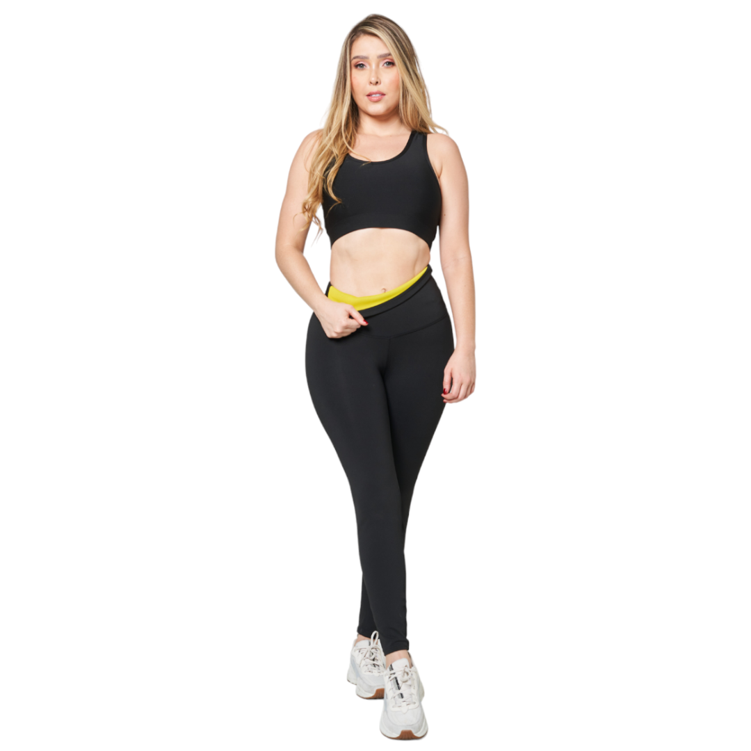 conjunto deportivo leggins y top