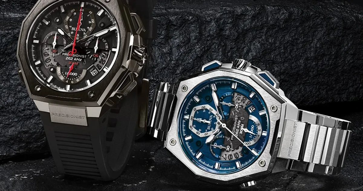 ダイバーズウォッチBULOVA Precisionist Bulova Icon Precisionist Men's Grey Black Dial Chronograph