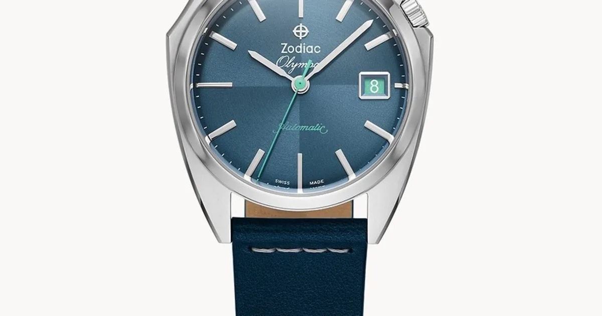 Zodiac Expands Olympos Collection With New Blue Colorway | WatchTime