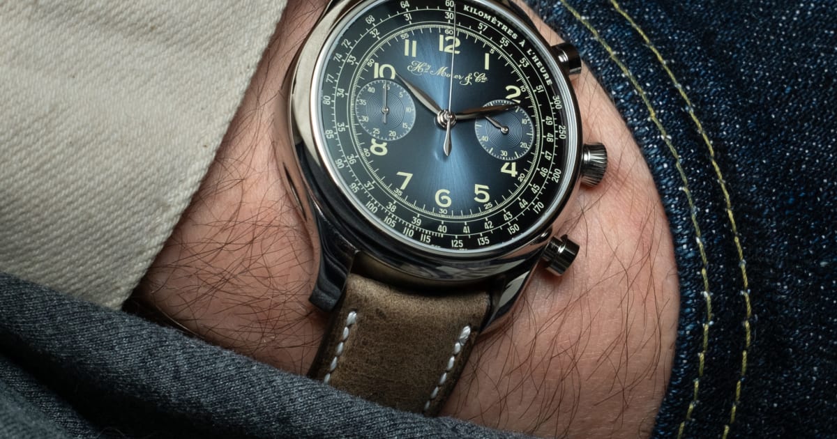 H. Moser & Cie. x Massena LAB Endeavour Chronograph Compax Watch