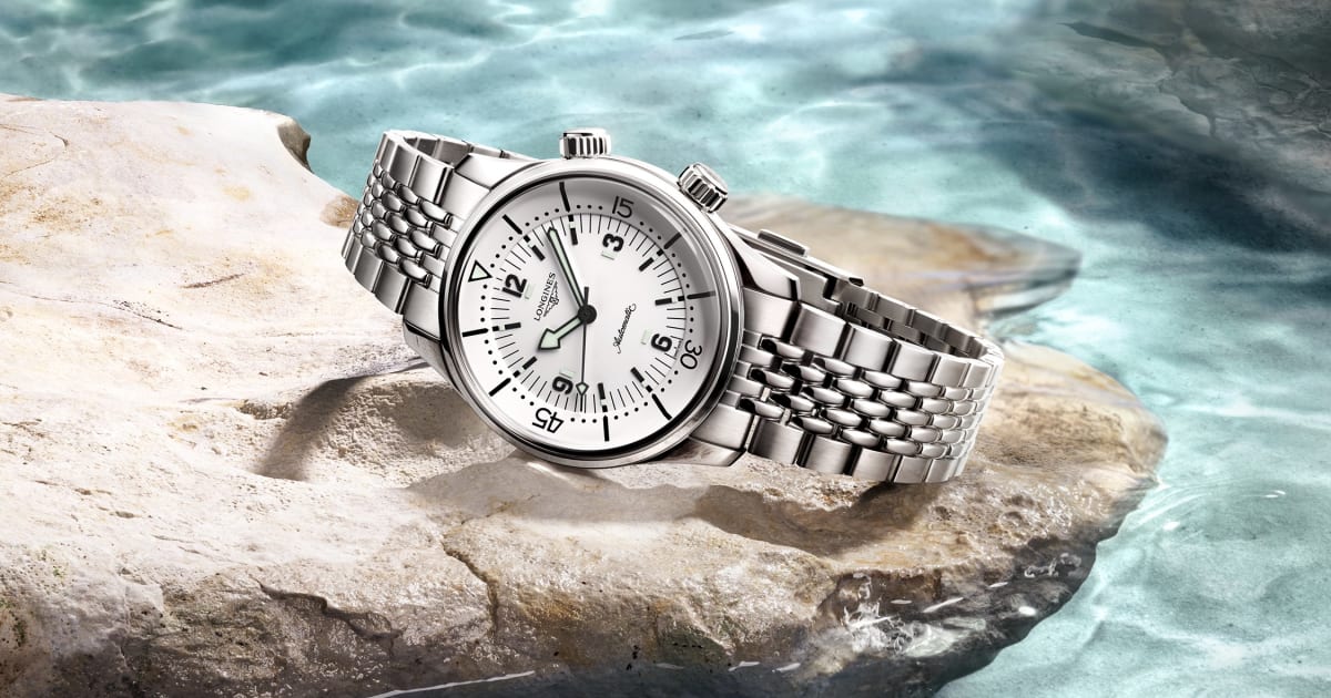 Longines Adds Striking White Dial and Modern Rubber Straps to the
