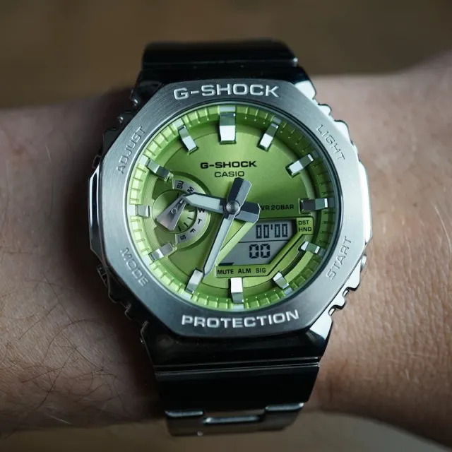 A Dash Of Pistachio: Hands-on with the G-Shock GM-2110D-3A | WatchTime