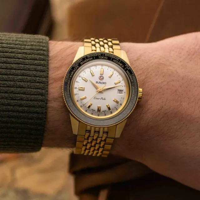 Rado Unveils Classy Captain Cook Over-Pole with Gold Looks | WatchTime