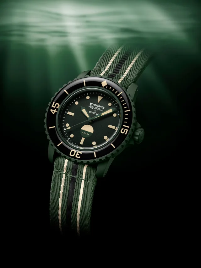 Blancpain X Swatch Fifty Fathoms Green Abyss: A Deep-Dive