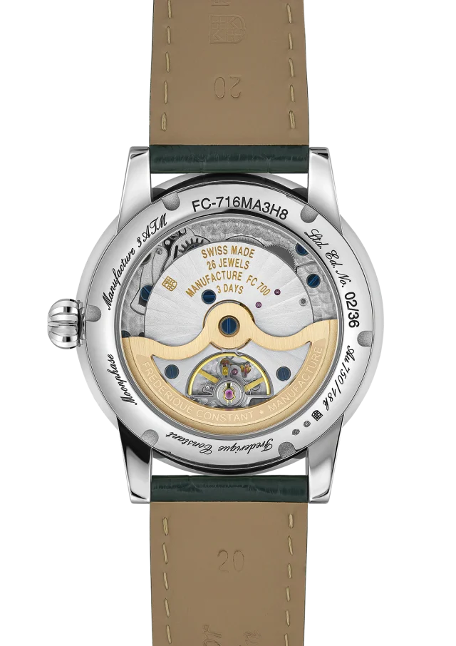 White Gold and Malachite Unite in Frederique Constants New Classic