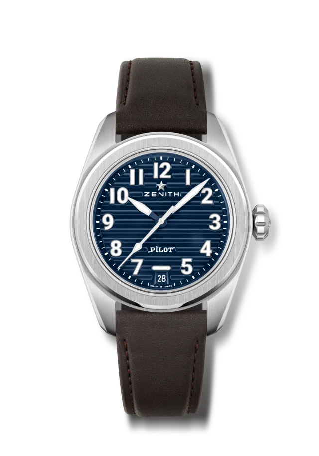 CVLTE 初期EP Zenith Introduces Two New Pilot Boutique Editions with Blue Dials