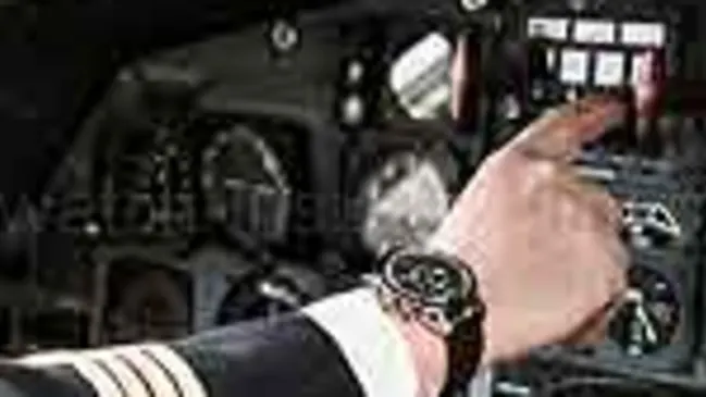 Bell & Ross BR 126 Falcon - in cockpit
