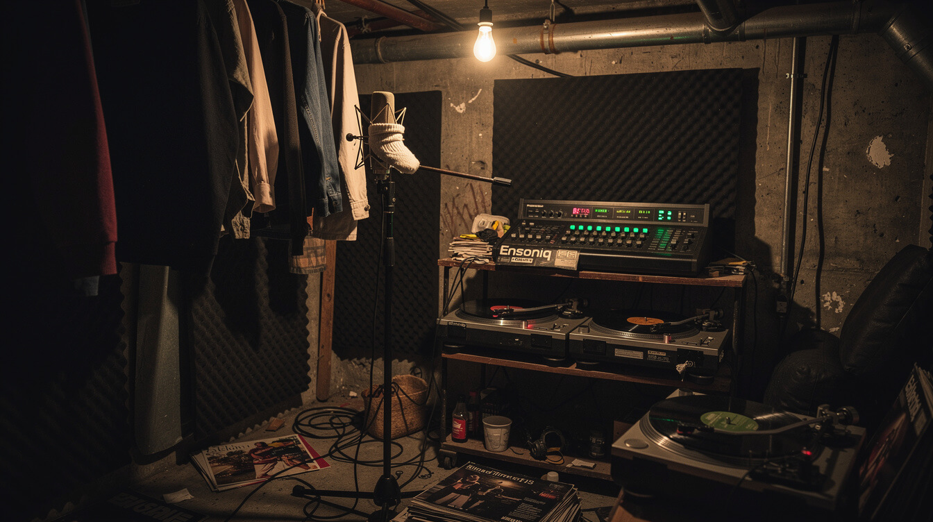 RZA Firehouse Studio session for 36 Chambers