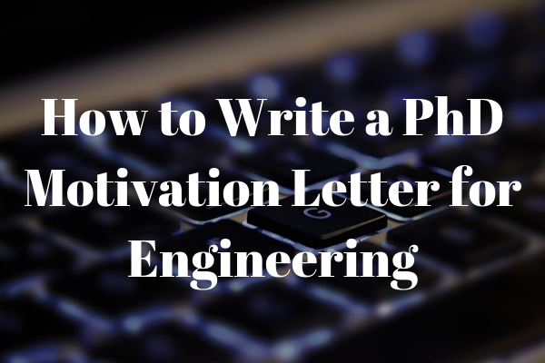 motivation letter for phd in mechanical engineering