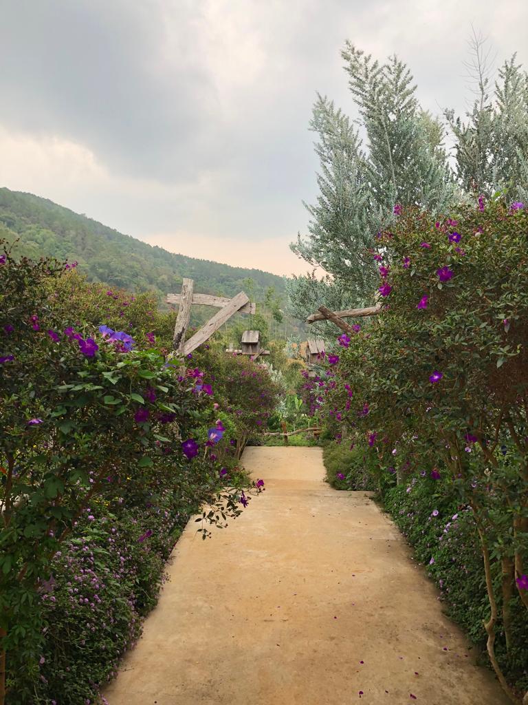 Le jardin était très très beau!