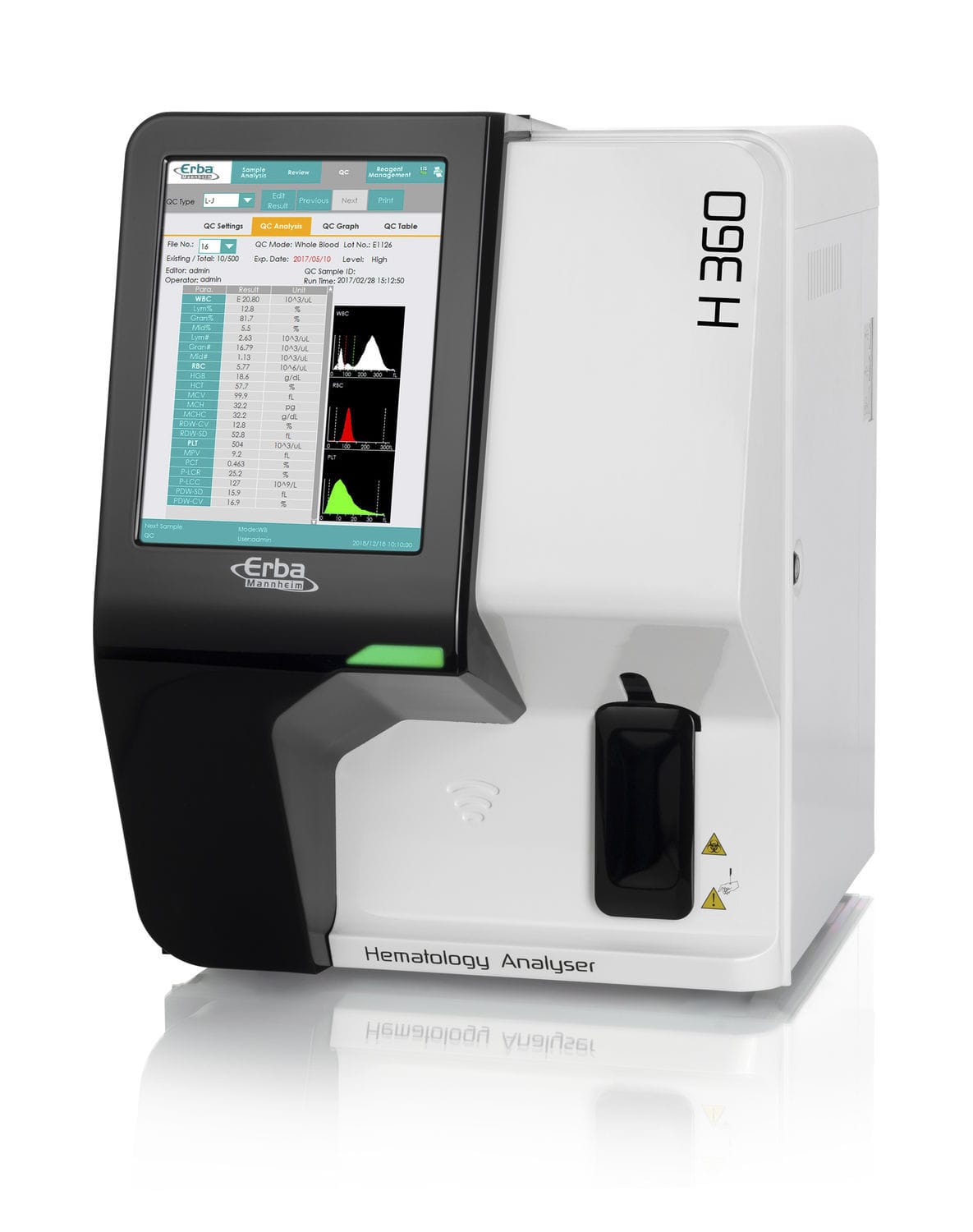 Erba H360 3-Part Analyzer