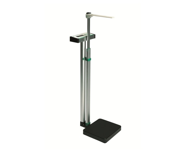 Digital scale with height rod