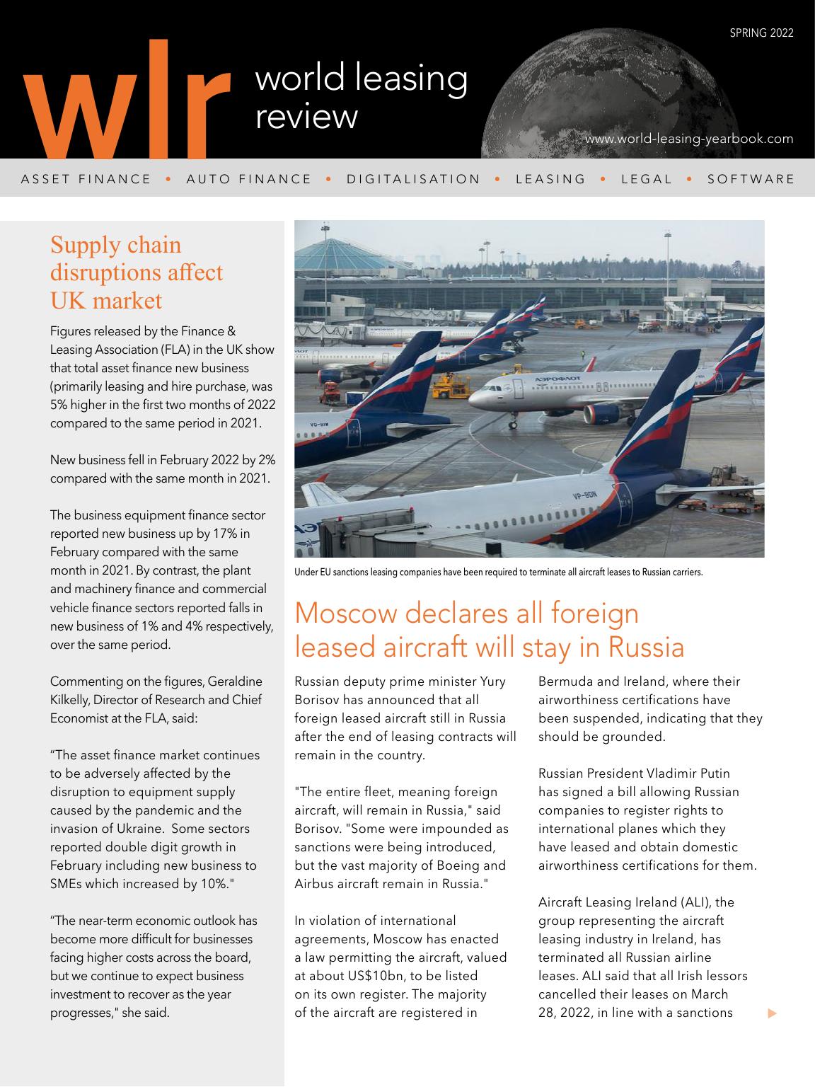 World Leasing Review Spring 2022 Edition