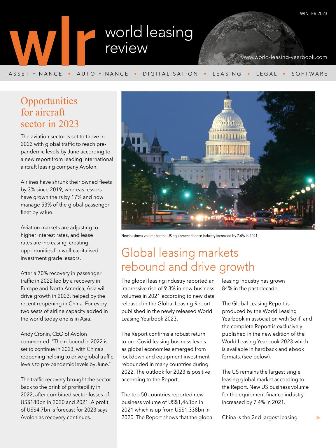 World Leasing Review winter 2023 Edition