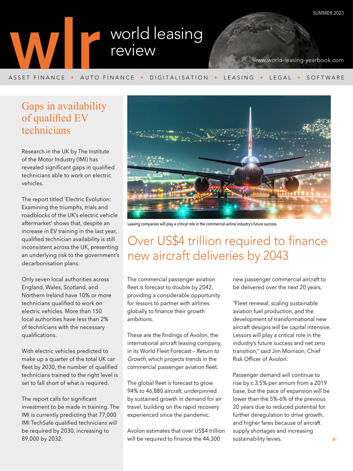 World Leasing Review Summer 2023 Edition