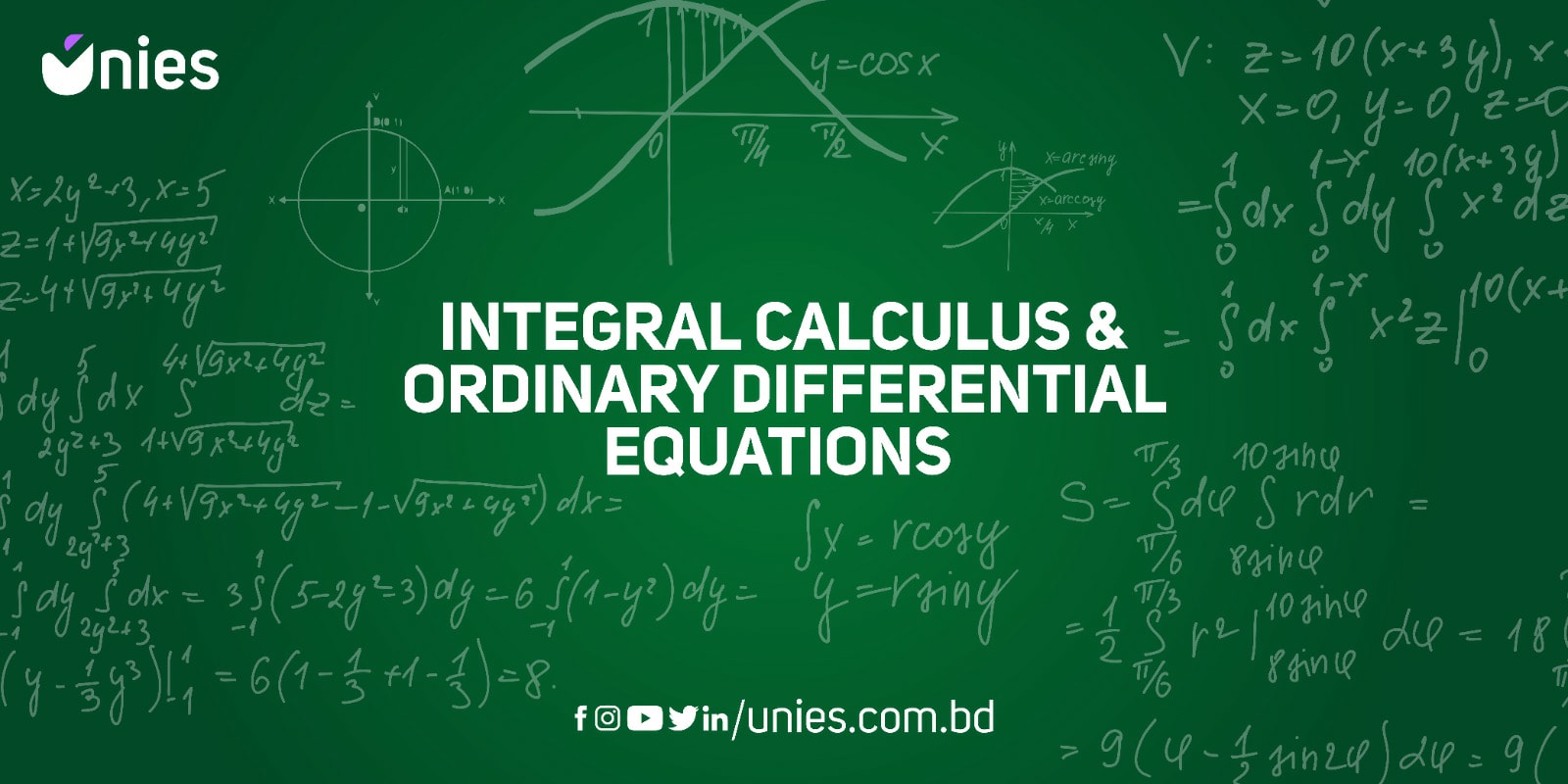 INTEGRAL CALCULUS & ORDINARY DIFFERENTIAL EQUATIONS