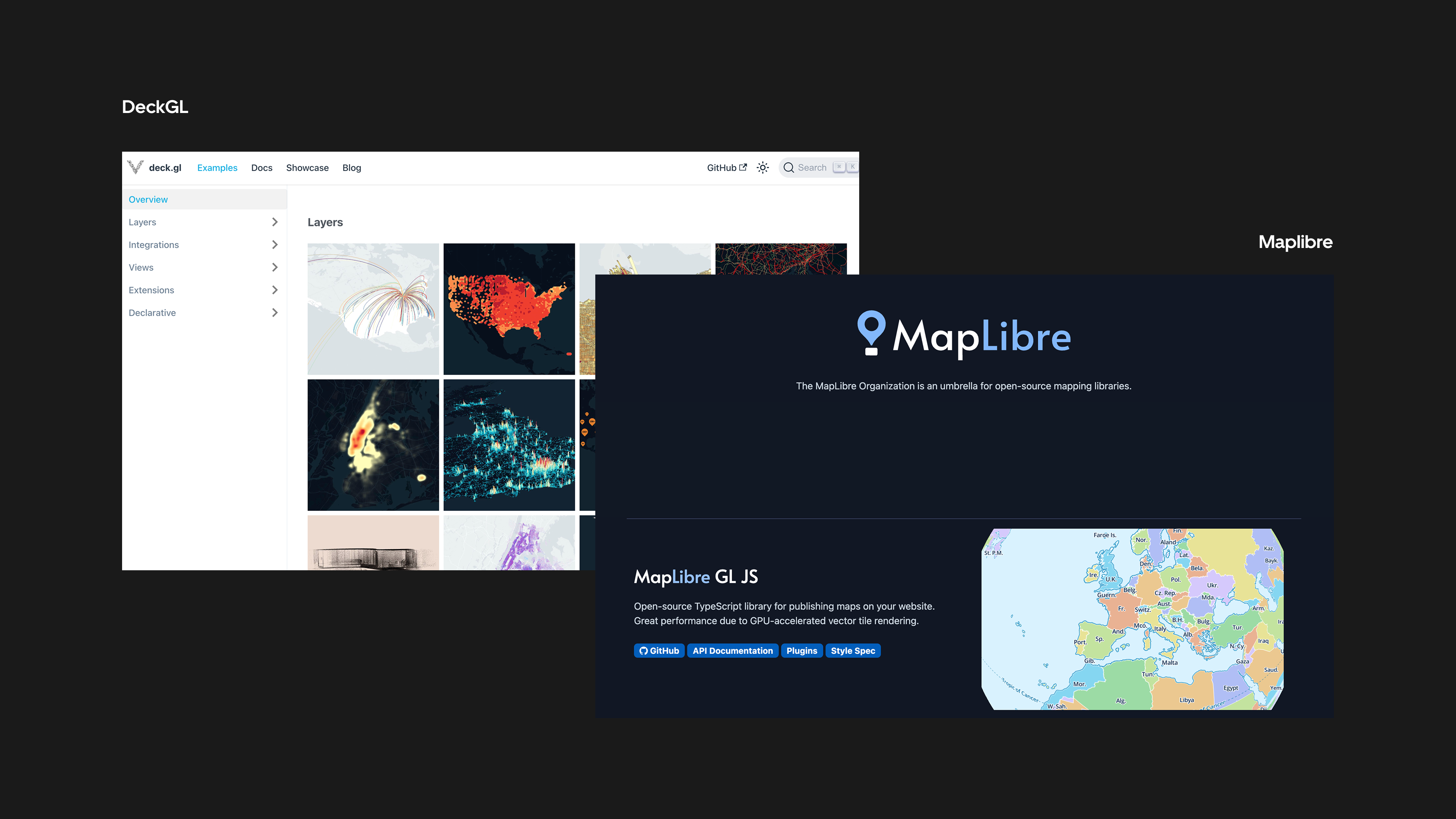 Scalable map framework