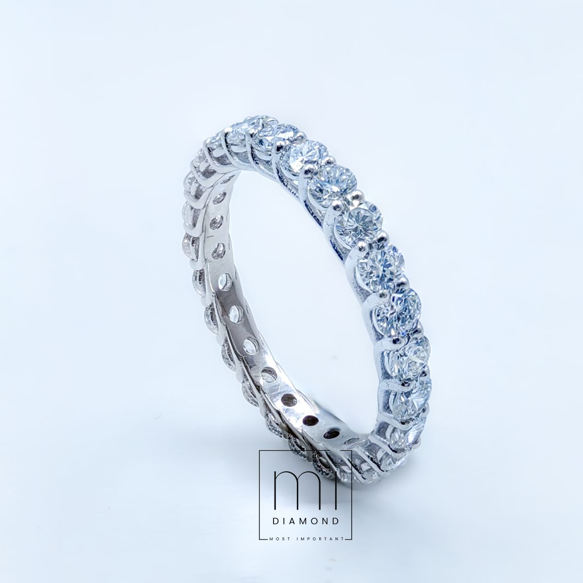 1.50 Carat Round Tamtur IGI sertifikalı Lab. Pırlanta yüzük