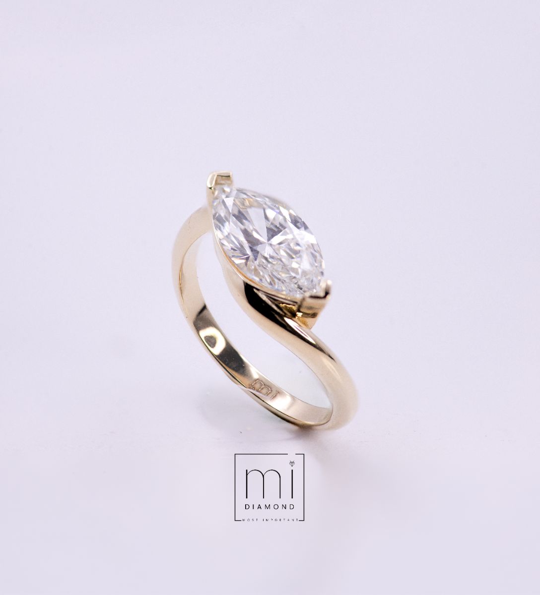 Markiz Y 2.00ct D color Vs1 IGI Sertifikalı Lab. Pırlanta