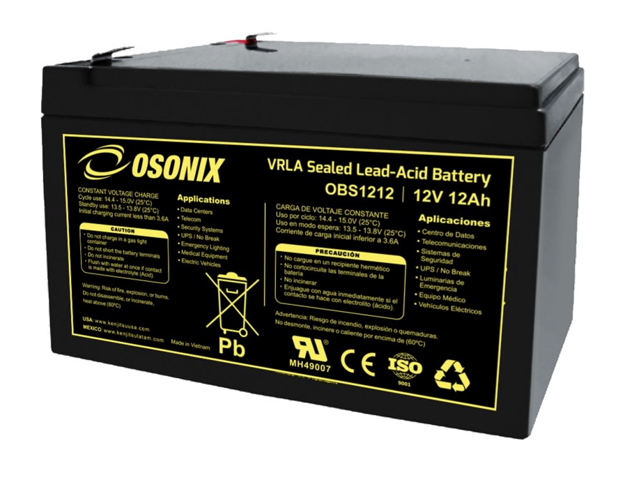 BATERIA OSONIX MOD. OBS1212